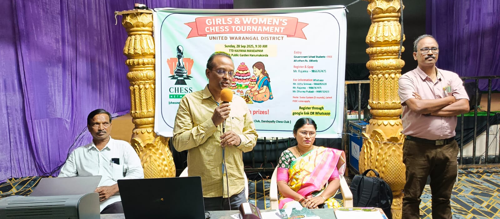 Hanumakonda Bathukamma Chess Tournament Sep 28 2025 Photo 4