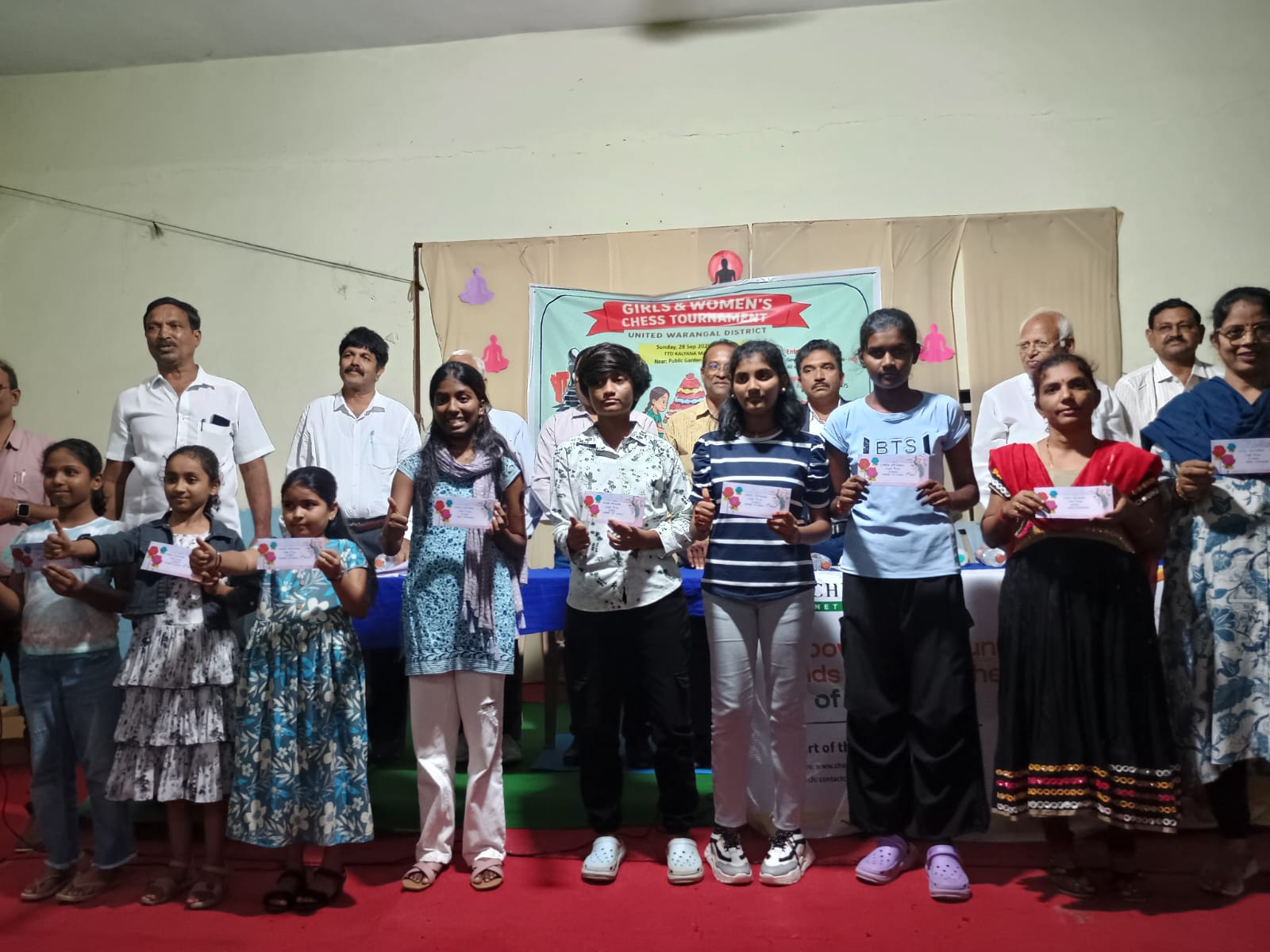 Hanumakonda Bathukamma Chess Tournament Sep 28 2025 Photo 2